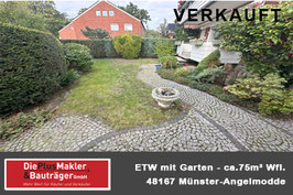 PLZ 48167 - Obj-Nr. 1014 -  Erdgeschosswohnung in Münster-Angelmodde
