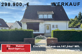 PLZ 49525 - Obj-Nr. 1013 - Einfamilienhaus mit Garten in Lengerich