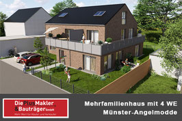 Münster-Angelmodde - Mehrfamilienhaus mit 4 WE