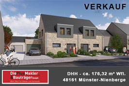PLZ 48161 - Obj-Nr. 996 - projektierte Doppelhaushälfte in Münster-Nienberge