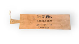 Borrelplank model hartje