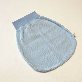 Baby Sommer Schlupfsack Musselin (Bio) Hellblau