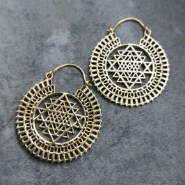 Ohrhänger Yantra Diagram XL Bras