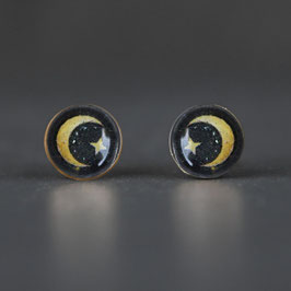 Ohrstecker Mond & Sterne