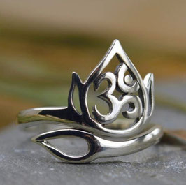 Ring Lotusblume 925er Silber