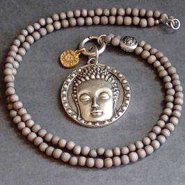 Mod. 13 Wechselkette grau XL Buddha
