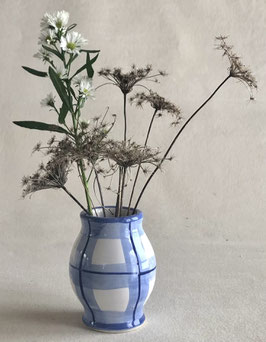 Small Plaid Vase #4 2025