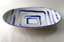 Blue Abstract Platter