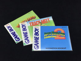 Nintendo Game Boy / Game Boy Color / Game Boy Advance (SML) - Instruction Manual Sleeves