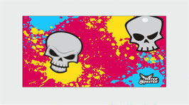 Serviette Skull Pink