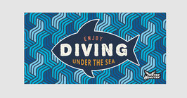 Serviette Enjoy diving under the sea
