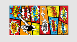 Serviette BD Natation Femme