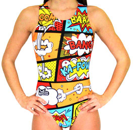 Maillot de bain water-polo fermeture éclair BD water-polo