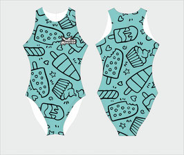 Maillot de bain water-polo fermeture éclair Sweets