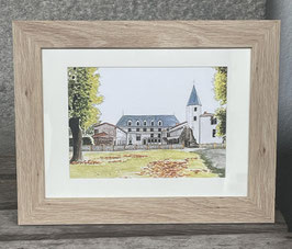 Illustration avec cadre