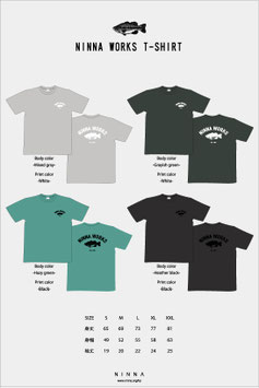 NINNA WORKS T-Shirts (予約受付中) [7/12 20:00まで]