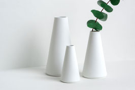 FIFTY Vase weiß S/M/L