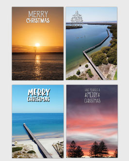 Christmas Greeting Card Pack; Portrait B