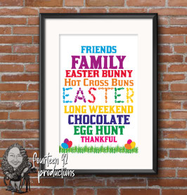 Easter A4 Wall Digital Print