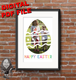 Easter Egg Photo A4 Wall Print; Digital PDF File
