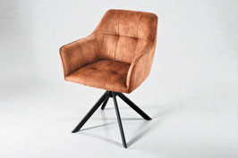 Stuhl No.6 Drehbar Kupfer