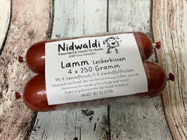 Lamm Leckerbissen 4 x 250 gr.