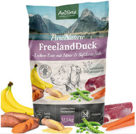 Halbfeuchtes Trockenfutter Freeland Duck "Ente mit Hirse"