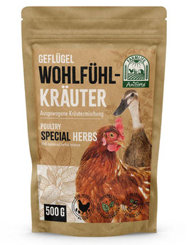 Geflügel Wohlfühlkräuter 500 gr.