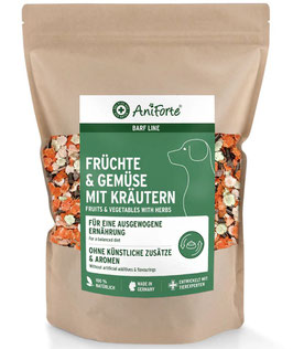 Früchte & Gemüse mit Kräutern