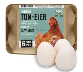 Toneier für Hühner 6er Pack