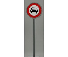 Verkehrszeichen 251 Verbot für Pkw