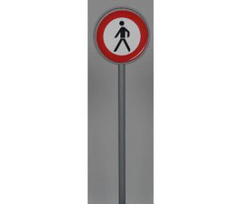 Verkehrszeichen 259 Verbot für Fußgänger