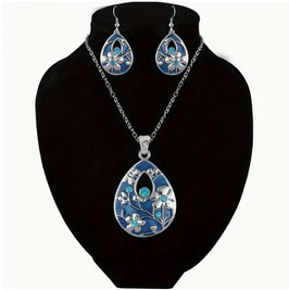Parure Romy Bleue