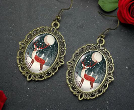 Boucles d'oreilles Animaux de la Forêt