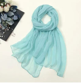 Etole Légère Polyester Bleue d'Eau