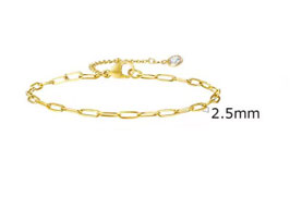 Bracelet mailles - élégance intemporelle