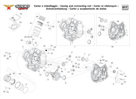 17 Motor : Kurbelwelle / Kolben / Kolbenring /  Pleuel / Schalen / Laufbuchse