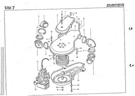 TAVOLA N.7 Vergaser/ Luftfilter / Ansauggummi