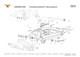 TAB. M + N : Hinterachse / Federbein / Schwinge