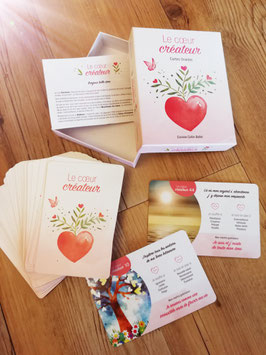 Le Coeur Créateur Jeu de 49 cartes Méditatives - 2019