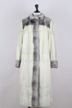 Cross Mink Fur Coat