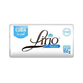 Jabón para tocador Lirio neutro 8 piezas