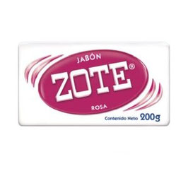 Jabón de lavandería Zote rosa de 200 gr