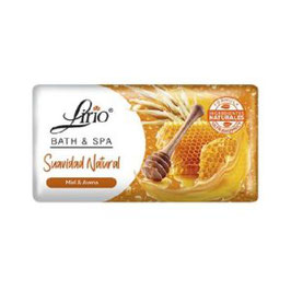 Jabón de tocador Lirio Avena y Miel 4 piezas