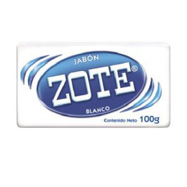 Jabón de lavandería Zote blanco de 100 gr
