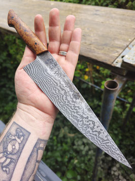 Chefknife - 50 Layer Damascus - Masur Birch