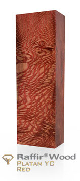 Raffir - Stabilisierte Platane - Rot