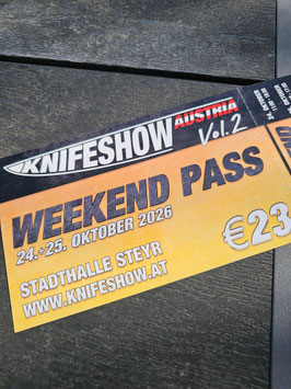 KNIFESHOW AUSTRIA Vol.2 - Weekend Pass