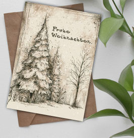 Weihnachtskarte "Frohe Weihnachten" # 19