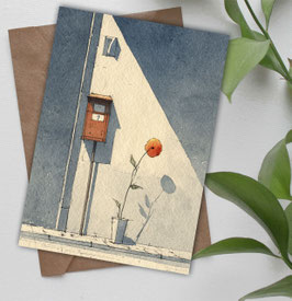 Postkarte / Klappkarte * Der Briefkasten